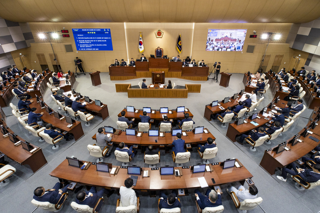 ▲ 경북도의회 본회의장