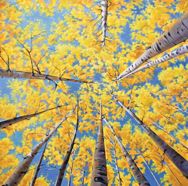 ▲ 남정순, 자작-가을 Oil on Canvas, 80x80cm