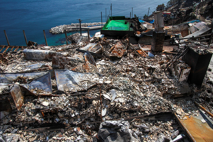 ▲ 박정일 사진작가 ‘석리마을’.