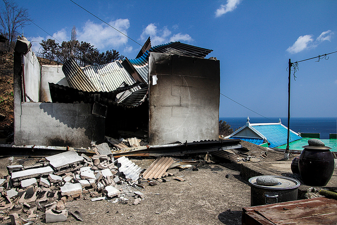 ▲ 박정일 사진작가 ‘석리마을’.