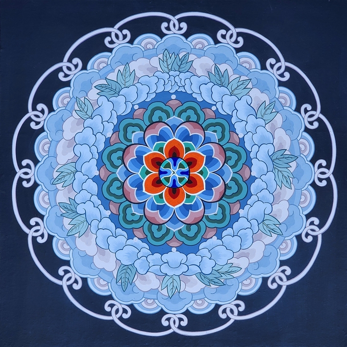 ▲ 경주솔거미술관이 7일부터 12월 7일까지 개최하는 ‘2025 경북불교미술 기획전’에 전시되는 노윤지 작가의 작품 ‘안에서 찾은 부처’ 모습. 경북문화관광공사