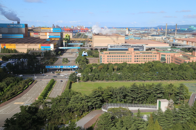 ▲ 포항제철소.