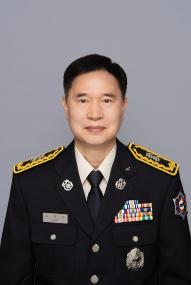 ▲ 이동식 중부소방서 팀장