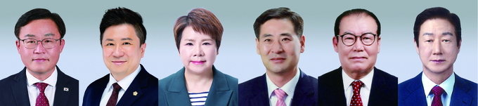 ▲ 왼쪽부터 대구시의회 건설교통위원회 허시영 위원장, 김지만, 김정옥, 이동욱, 조경구, 임인환 위원.