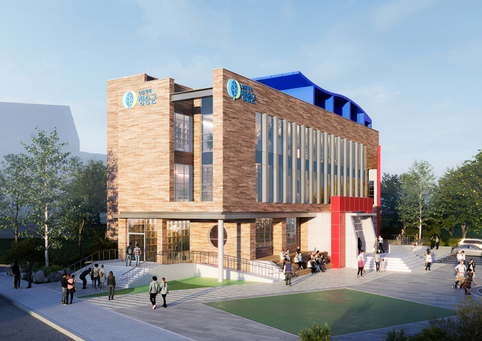 ▲ 청송군립진보도서관이 전면 리모델링을 위해 11일 문을 닫았다. 새롭게 단장할 진보도서관은 복합문화공간으로 탈바꿈 하게 된다. 사진은 새롭게 단장할 진보도서관 투시도.