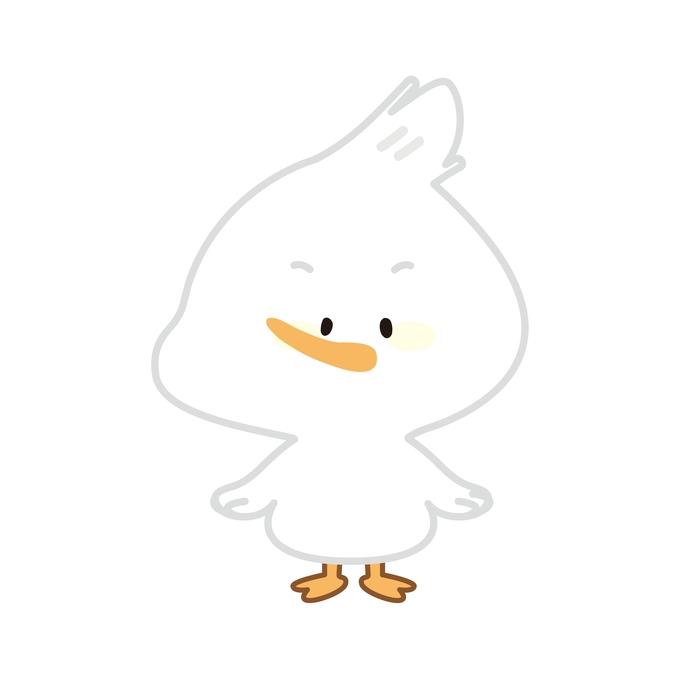 ▲ 대구 중구 대표캐릭터 ‘아기백로 근대로’ 기본형