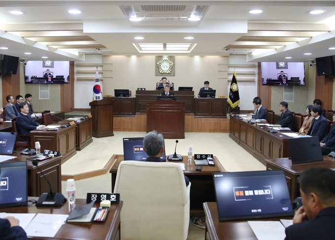 ▲ 13일부터 14일까지 열린 영양군의회 제309회 임시회 모습