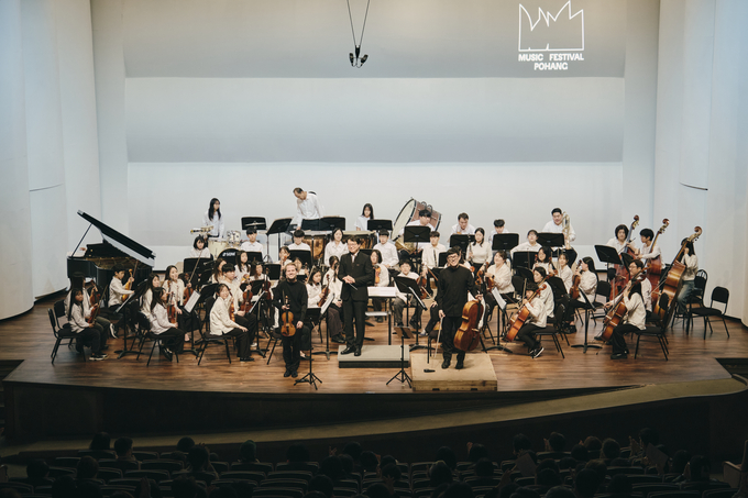 ▲ 2025 포항국제음악제 11.6. 아티스트포항(꿈의 오케스트라 포항, 토비아스 펠트만, 즐라토미르 펑)