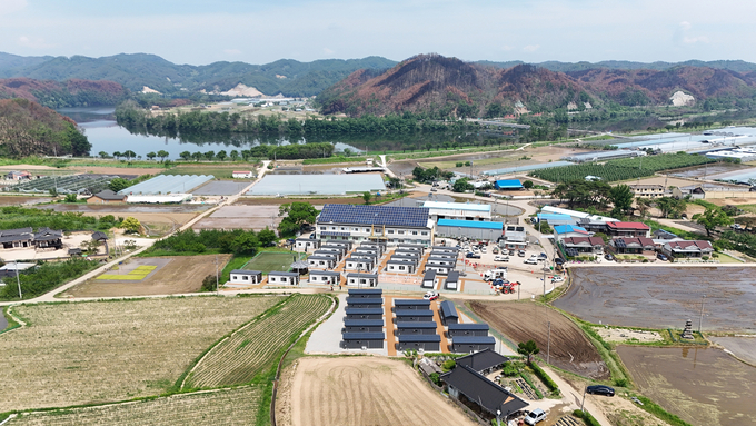 ▲ 산불 이재민을 위한 선진이동주택 입주 완료.