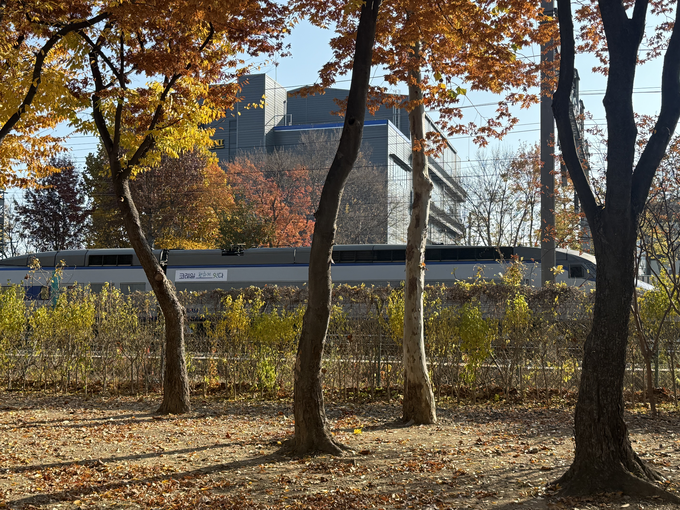 ▲ 24일 오전 대구 서구 비산7동 일대에 방음벽이 설치되지 않은 구역에서 경부선 철도가 지나가고 있다. 이유경 기자