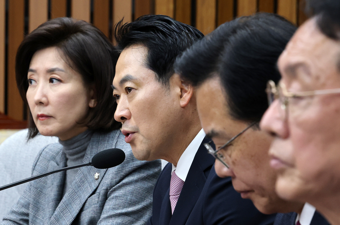 ▲ 국민의힘 장동혁 대표가 24일 국회에서 열린 대장동 범죄수익환수 특별법 제정을 위한 긴급 토론회에서 발언하고 있다.연합