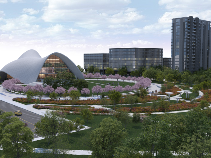 ▲ 대구교도소 후적지 개발 조감도. 달성군청 제공